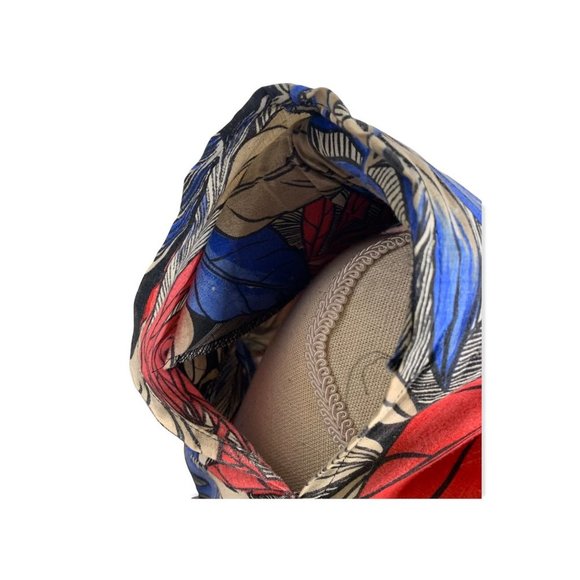 Vintage 80s Jungle Print Short Sleeve Knee Length Dress Small - Picture 6 of 13